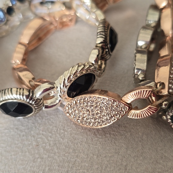 MONET, LIZ CLAIBORNE, ETC. FASHION JEWELRY BRACELETS BUNDLE 14 PIECES - Picture 14 of 16